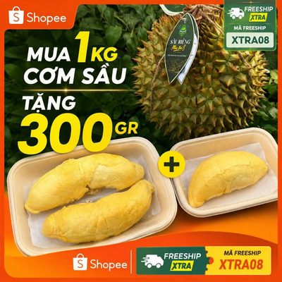 (Hoả Tốc HCM) Cơm Sầu Riêng Ri6 Mùa Thứ 8 Canh Tác Hữu Cơ, S...